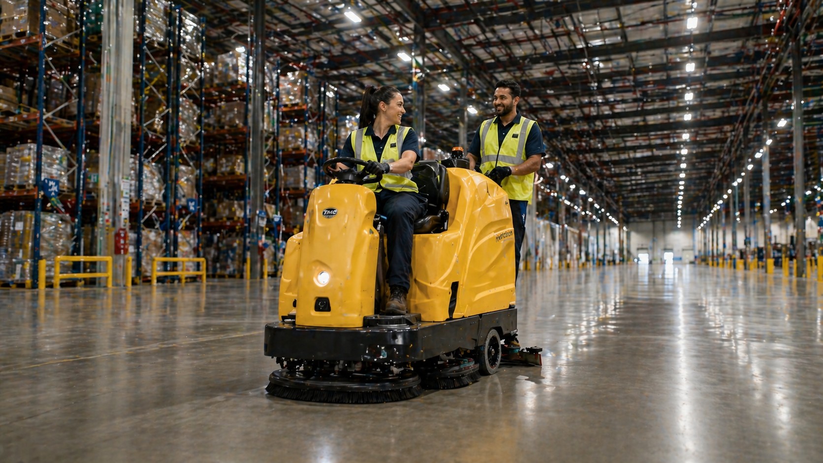 Industrial warehouse cleaning Melbourne factory