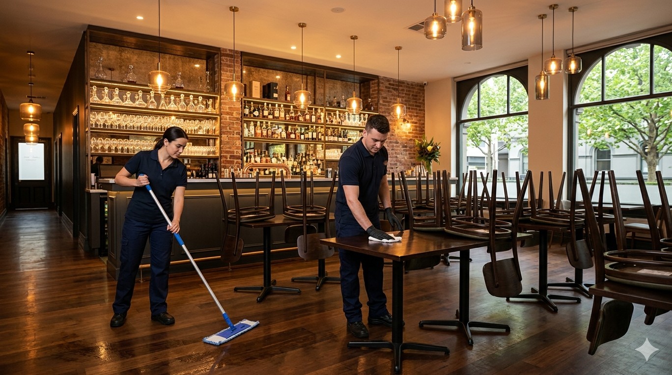 Restaurant and hospitality venue cleaning Melbourne