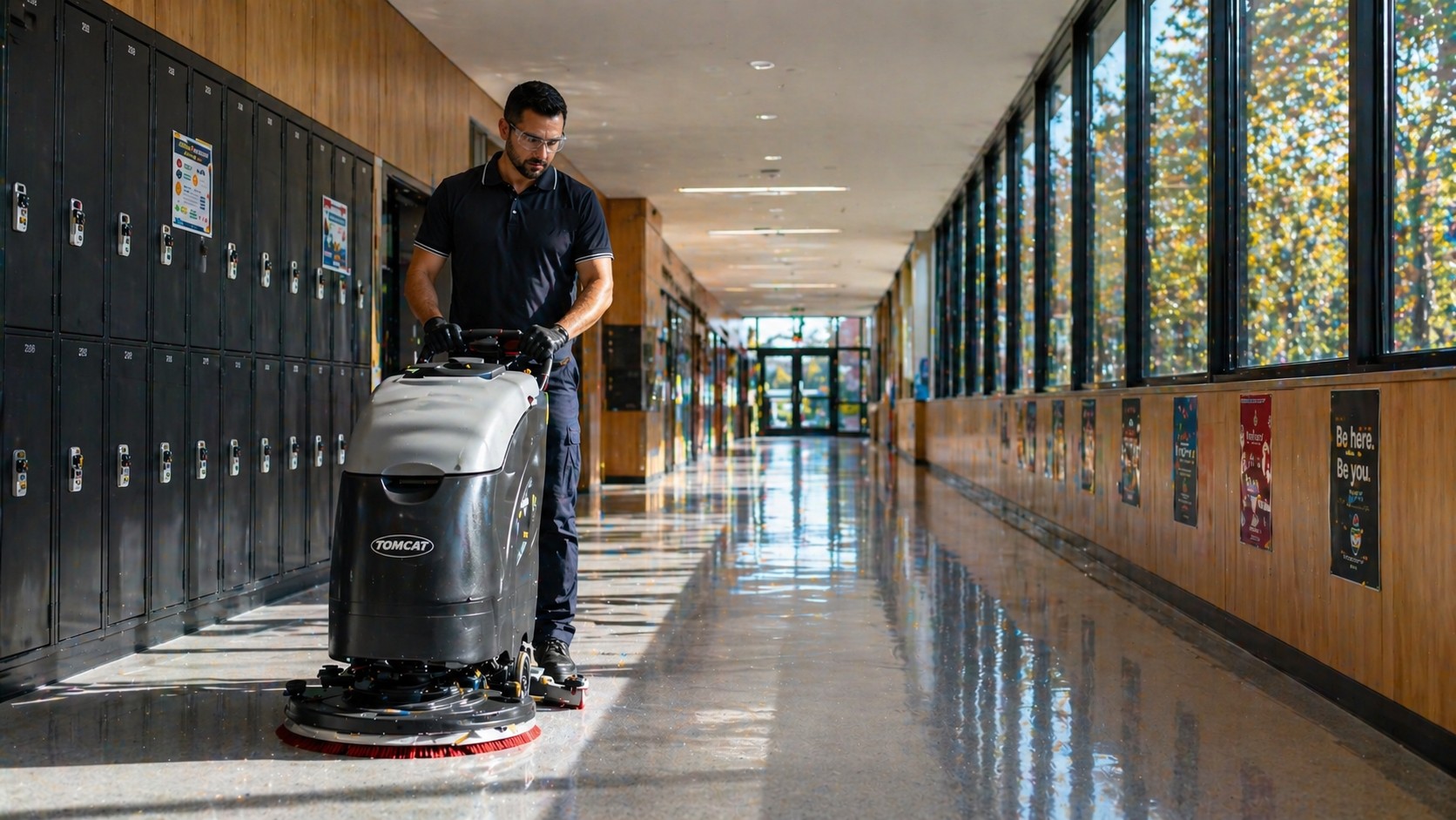 Commercial office cleaning Melbourne corporate building